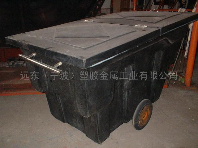 【诚信商家】供应塑料可推式垃圾车 远东环保垃圾车 品质保证