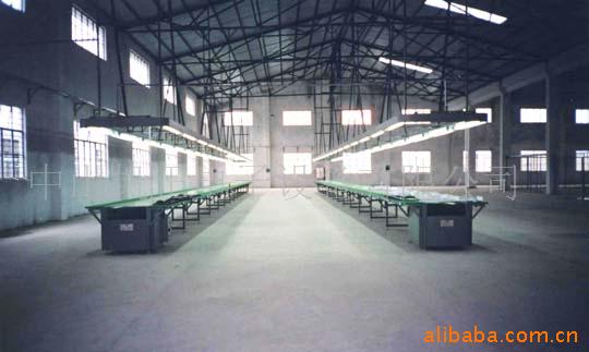 供应皮带输送装配生产线 长条形工作台反吊灯棚生产线 流水线