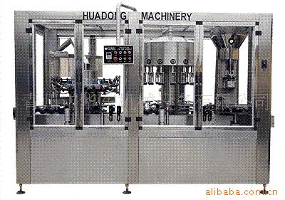 三合一灌装设备 冲瓶灌装打塞连体机 全自动联体灌装设备