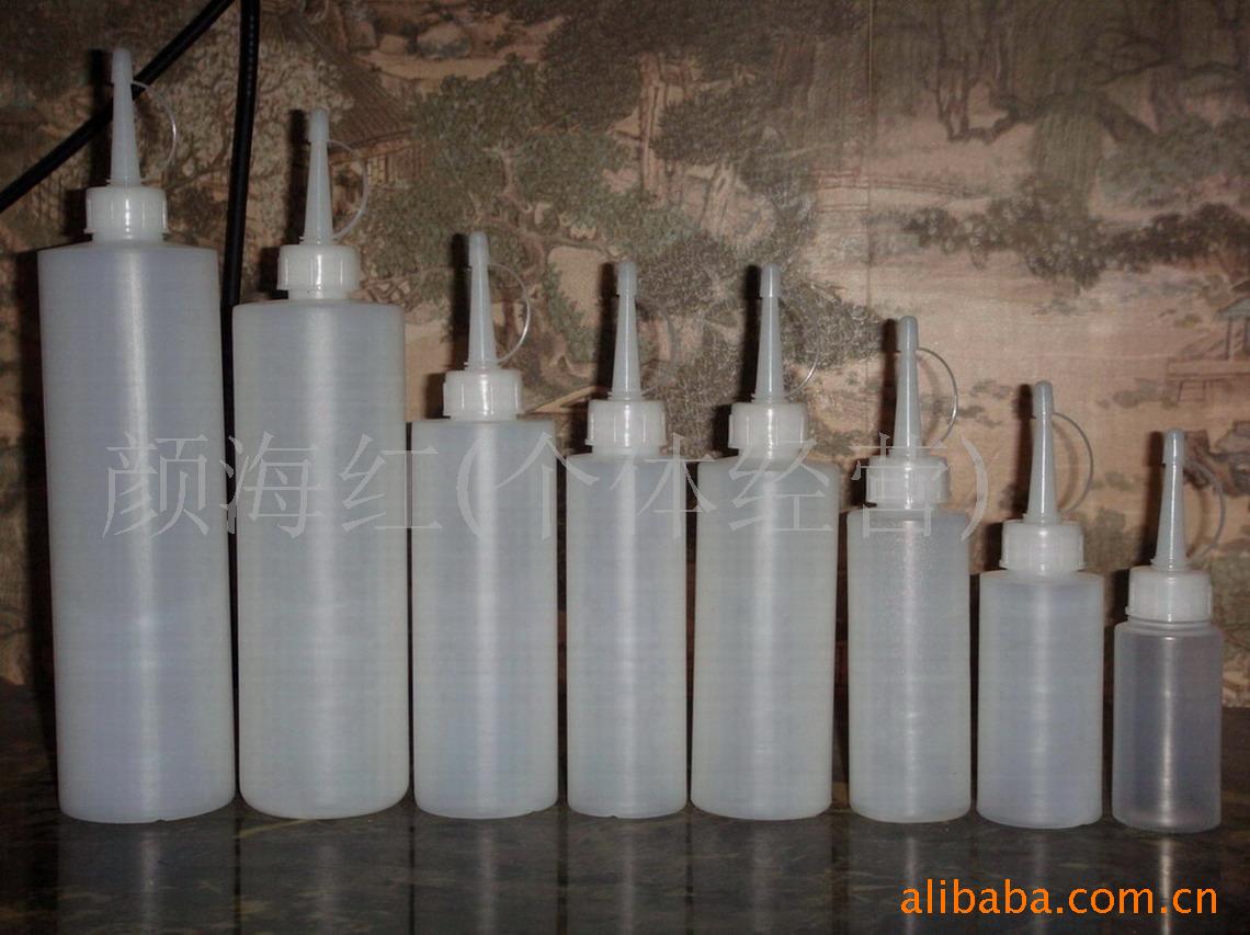 尖嘴瓶胶水瓶50ML至500ML平肩pe塑料瓶颜料瓶调料分装瓶分装神器