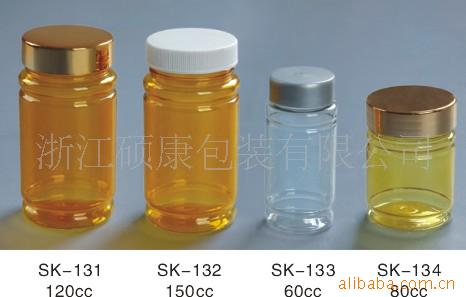 供应PET塑料瓶、中直竹筒瓶，药用，保健品抗菌食品包装密封