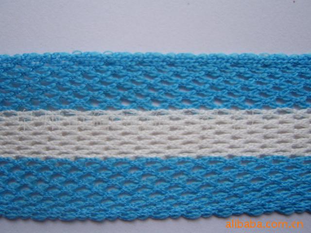 福建织带厂家直销经编网眼带、单开门带、三股带