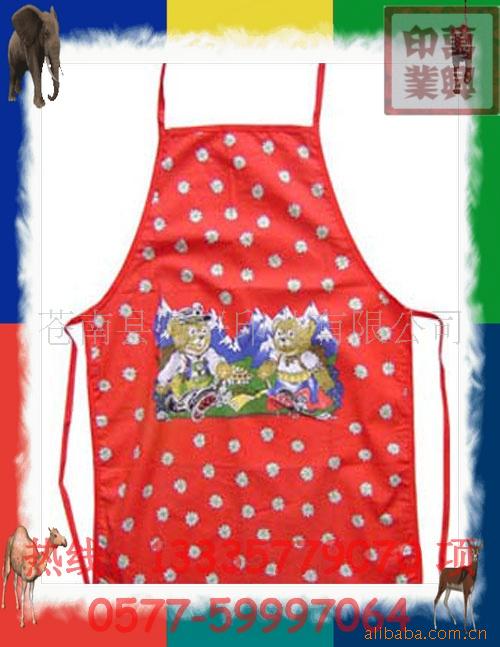 major Manufactor Produce customized wholesale Fashion printing TC Arming waterproof apron Like to build