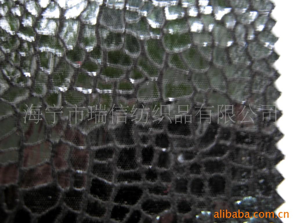 高档麂皮烫金面料