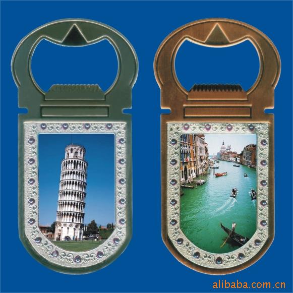 古罗马意大利 浮雕银箔纸金属啤酒开商标贴贴标纸图 冰箱贴开瓶器