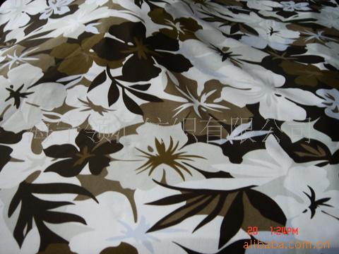 供应印花哑光锦氨汗布瑜伽服面料运动服面料