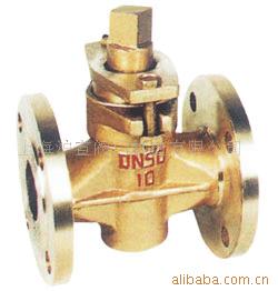 上海沪宣X43W二通全铜旋塞阀