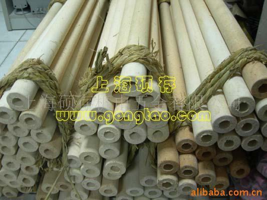 带座陶瓷管，瓷管，高铝耐火管 高温耐火炉管、耐火筒(图)