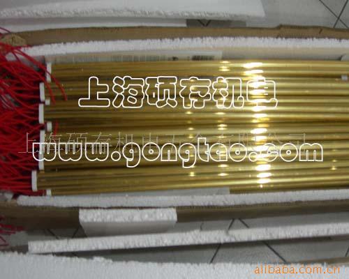 供应镀金电加热管，镀金石英加热管 图）(图)