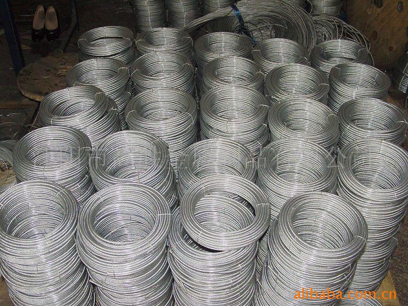 厂家供应晾衣绳宠物绳用 透明包胶钢丝绳