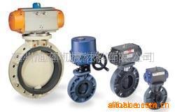 供应HP-PVC PP CPVC UPVC气动蝶阀