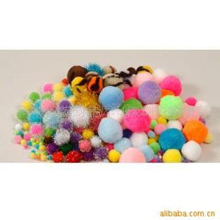 Supply wool strips, soft wool strips, pompons, fur balls, onion balls