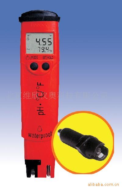 HI98128 防水酸度计，防水笔式酸度计显微镜便携式微型手持