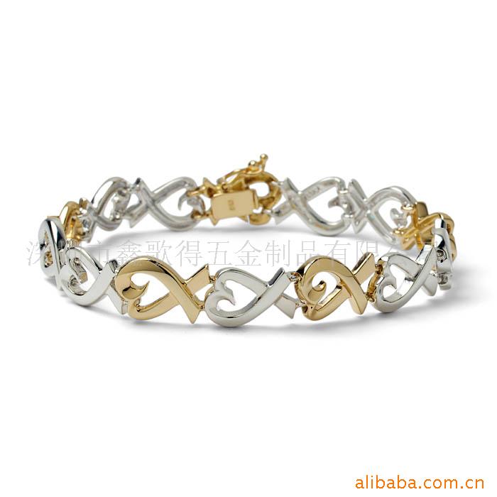 提供手链双色电镀，手链分色电镀，手链间电电镀，手链电镀加工