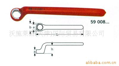 德国沃施莱格wollschlaeger供应电工绝缘单头梅花扳手绝缘扳手