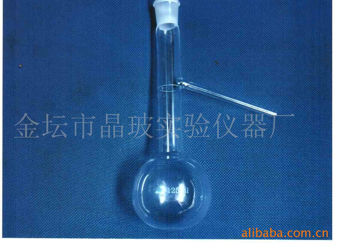 供应石英蒸馏烧瓶 烧瓶 蒸馏瓶 反应烧瓶 蒸馏烧瓶 石英瓶 125ml