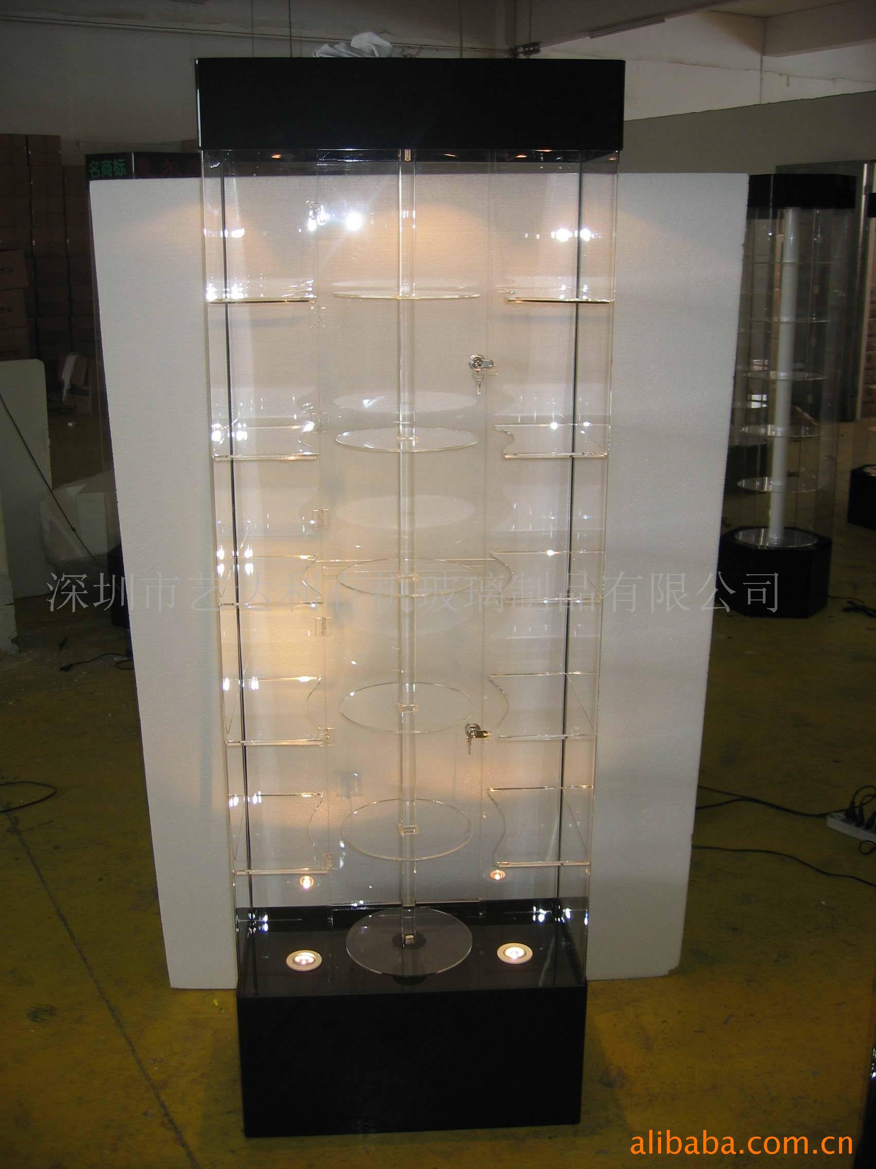 供应旋转式展示柜 有机玻璃(压克力)制品