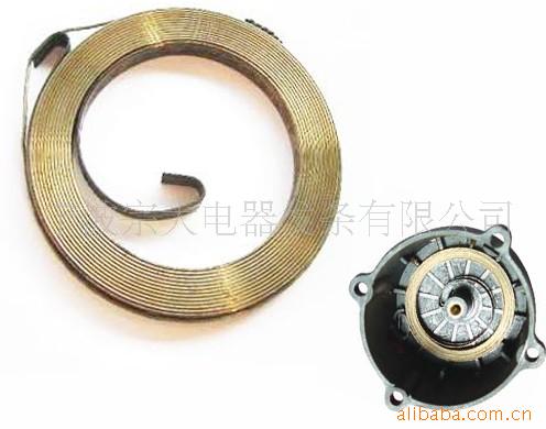 宁波厂家供应油锯启动弹簧,油锯启动发条，汽油机柴油机启动弹簧