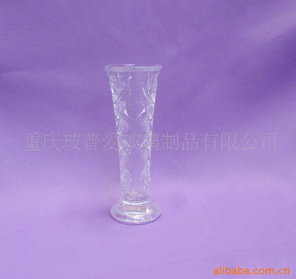 供应玻璃花瓶，花插，机压产品，花瓶厂家 欧式花瓶 时尚花瓶(图)