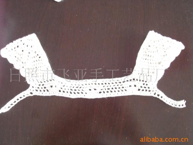 供应手钩花.手钩花边.手钩衣领.手勾花花边。款式新