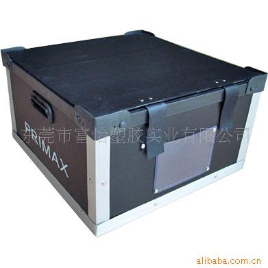 厂家直销 pp中空板周转箱 黑色pp中空板塑料箱 pp防静电中空板箱