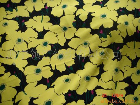 供应人棉氨纶印花汗布,人造丝双面布