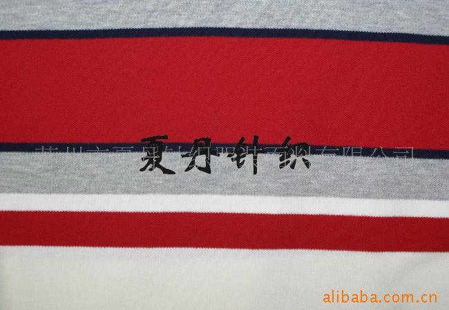 棉氨调线单珠地网眼供应(图)，精梳棉，PIMA棉，彩条珠地，长绒棉