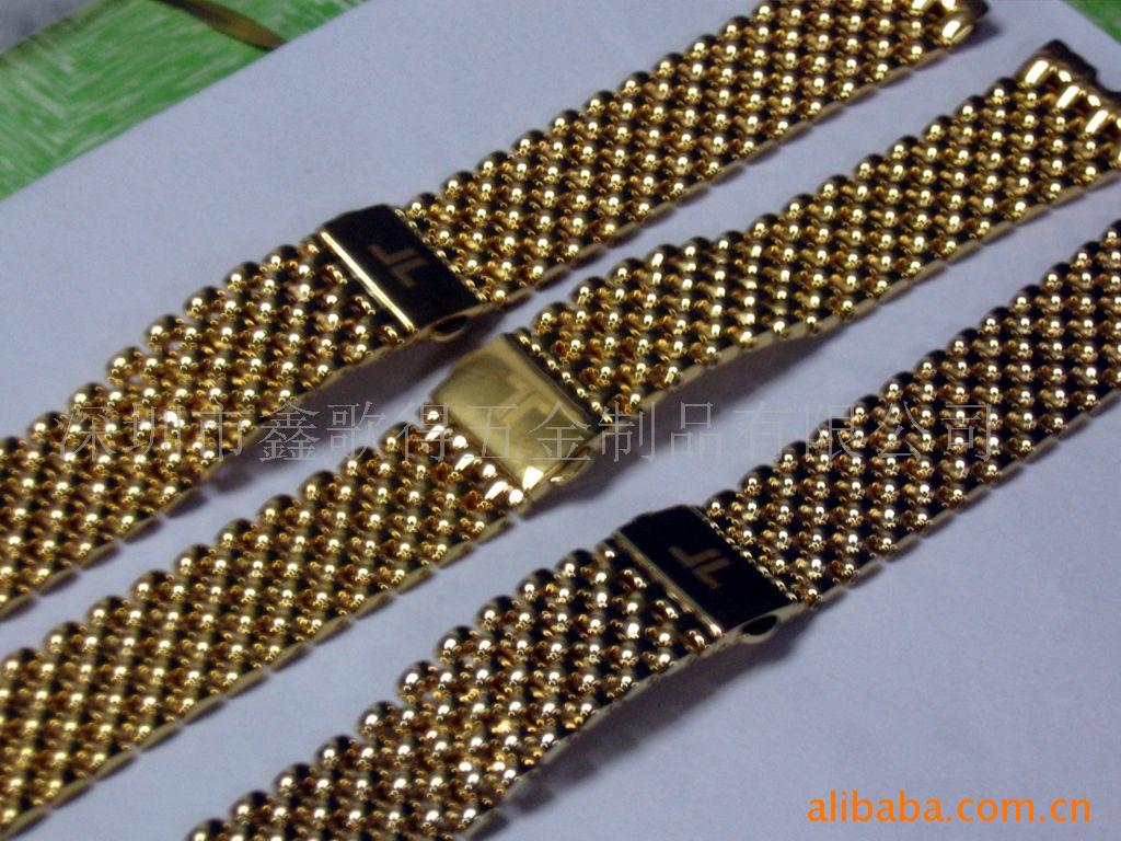 提供不锈钢钟表配件电镀（24K金色）加工