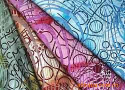 供应T/R T/C CVC烂花印花针织面料