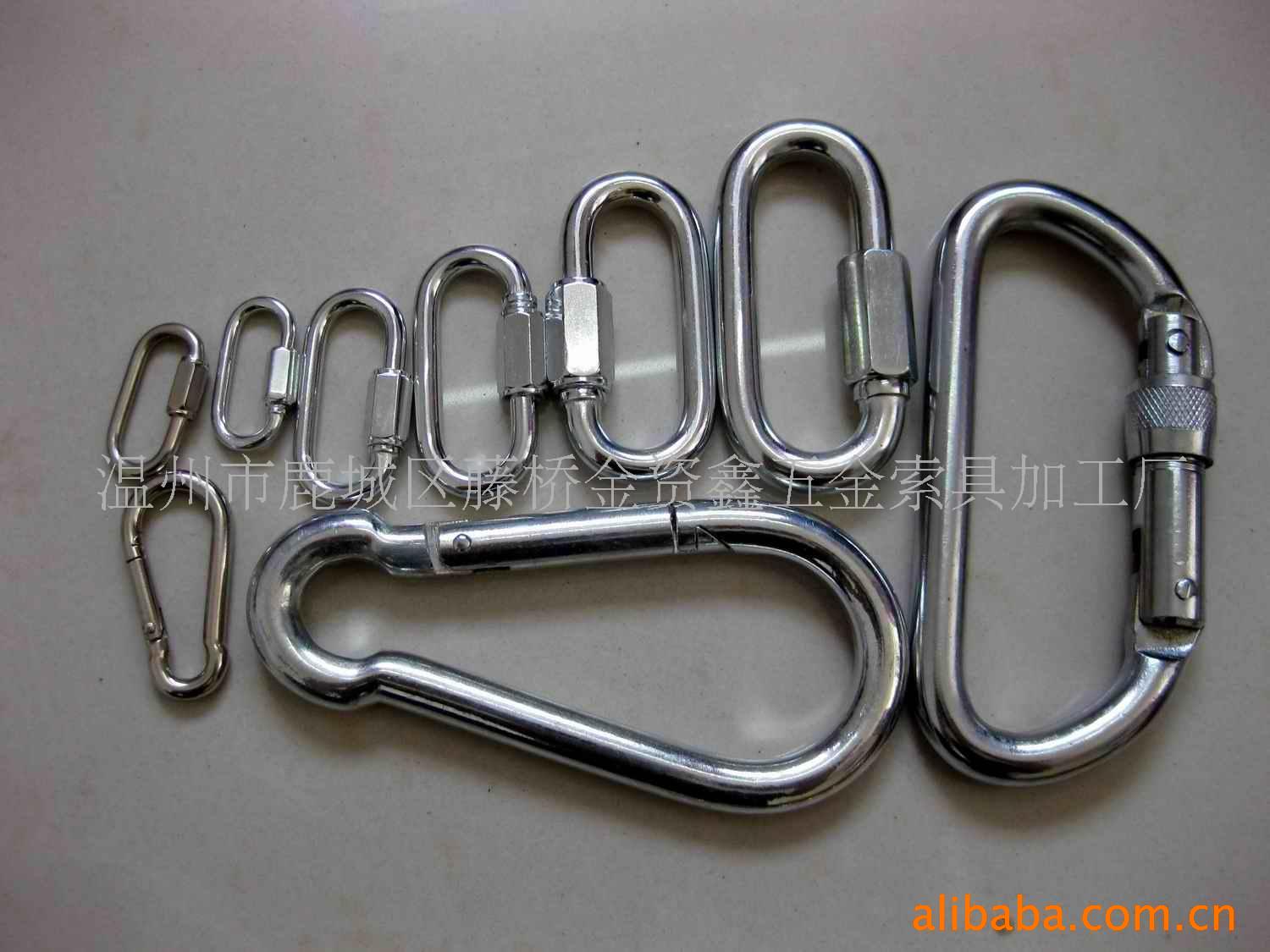 批发铁弹簧钩（电泳黑色）系列(图)