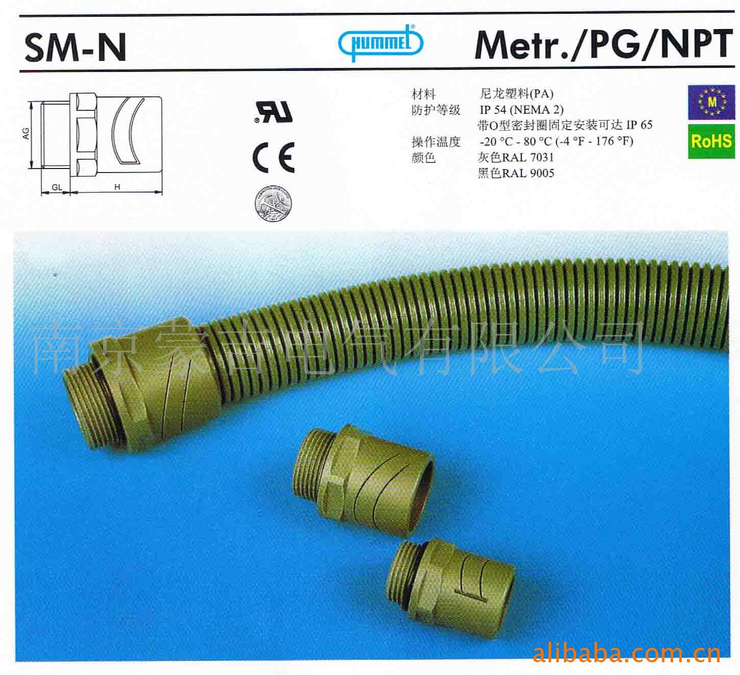 供应胡默尔（HUMMEL）电缆旋紧件SM-N
