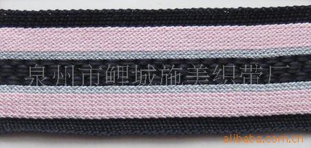福建织带厂家直销亮光织带、网眼带、子母带来样可定做，量大从优