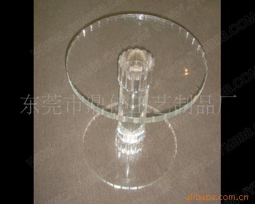 厂家供应透明亚克力有机玻璃压克力圆形茶几 休闲吧台餐桌