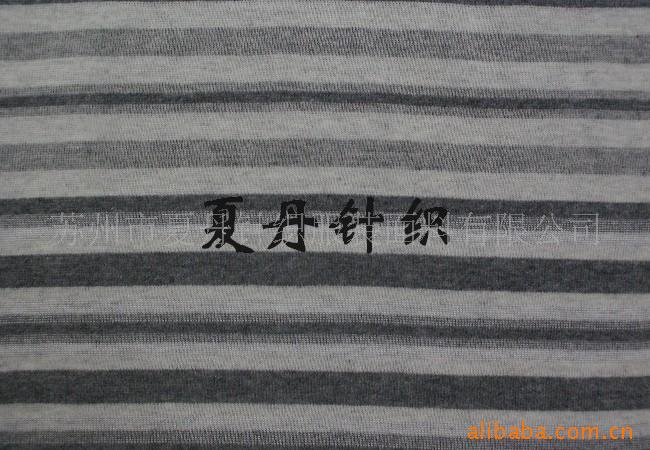 精梳棉/兰精人棉交织调线汗布供应(图)，混纺PIMA色织大小循环布