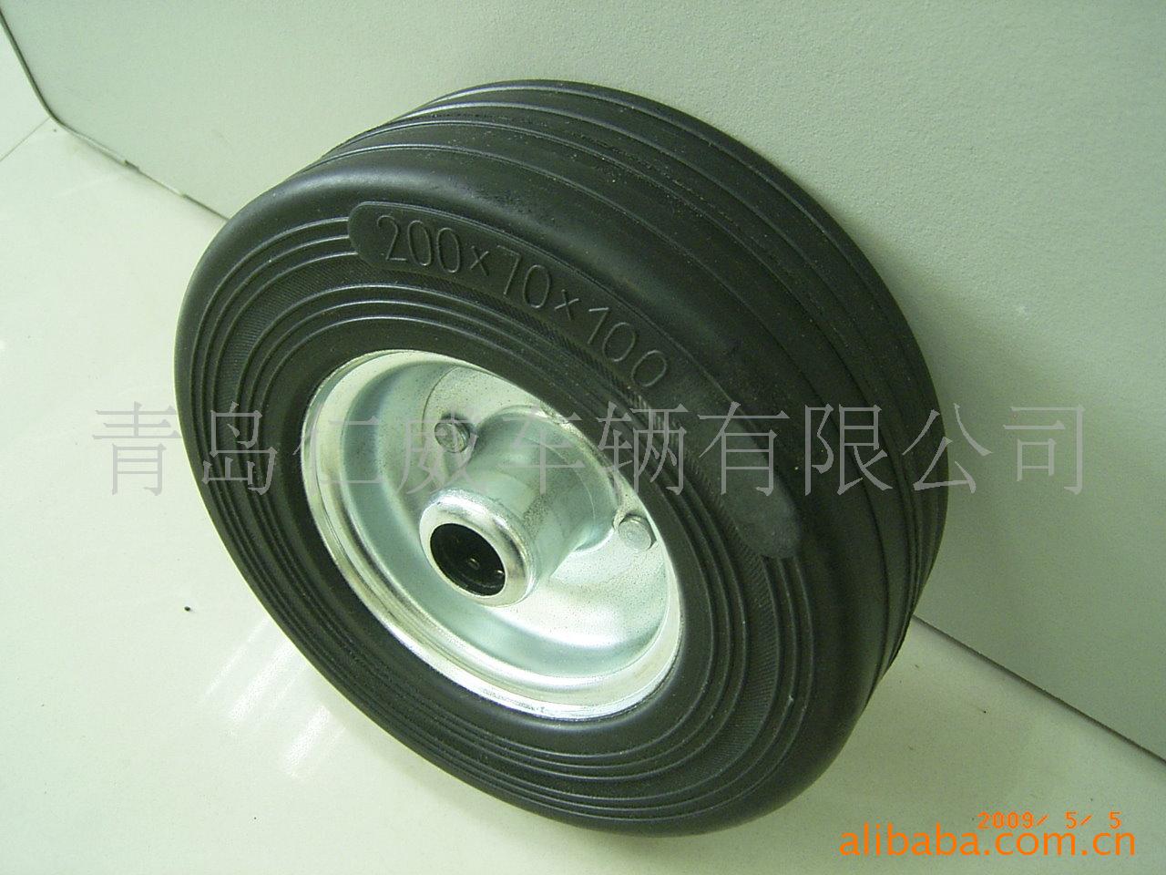 供应8×2.75'橡胶轮，实心轮(图)