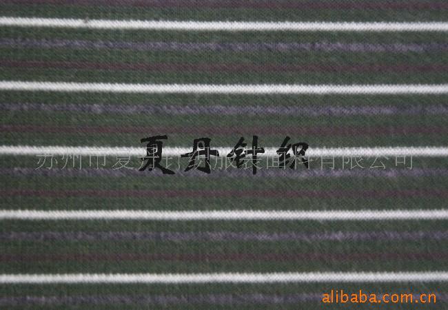 T/R彩条罗马布供应(图)，混纺，涤丝，兰精人棉