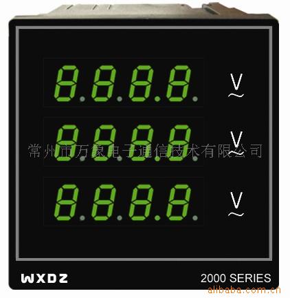 厂家直销现货批发供应智能交直流电压表量大从优