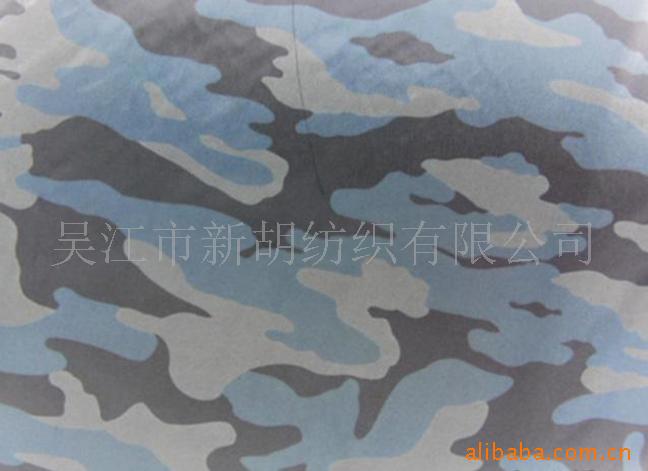 供应300T迷彩尼丝纺印花 羽绒服面料