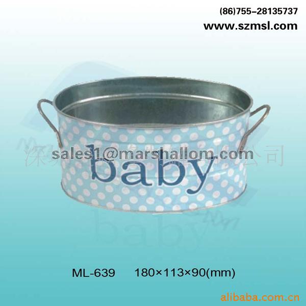 供应马口铁椭圆大冰桶