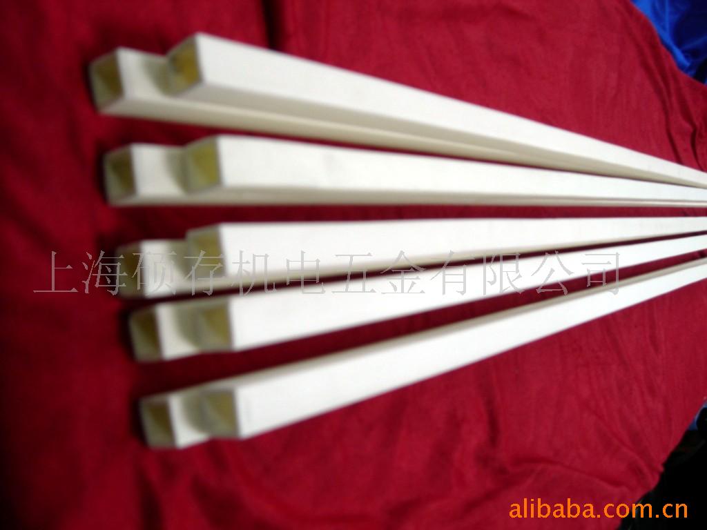 供应方形99％氧化铝陶瓷管，长方形刚玉陶磁管(图)