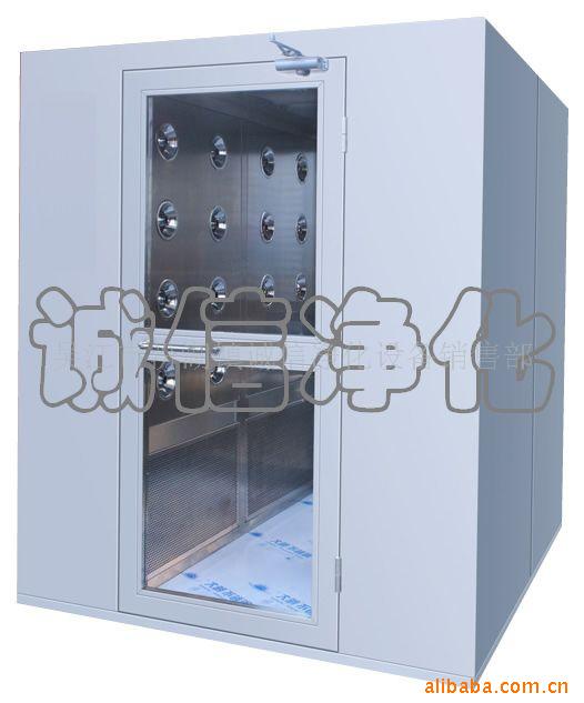 单人双吹风淋室 不锈钢风淋室 无尘全自动人淋室 净化工程风淋门