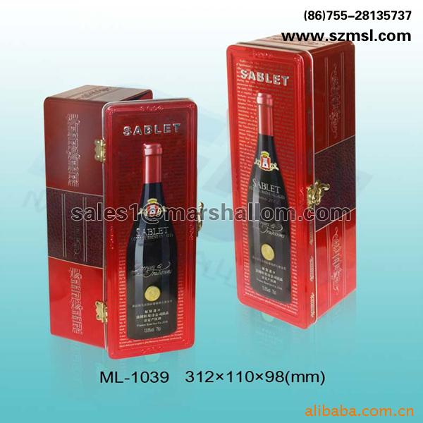 厂家定制马口铁酒罐包装  方形酒盒  铁包装酒罐