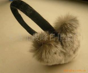 Manufacturers Supply Real Fur Earmuffs Rabbit Hair Earmuffs Heart-shaped Rabbit Fur Earmuffs/earmuffs