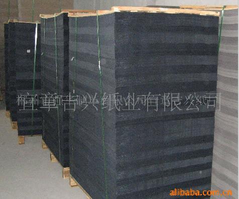 供应高档300G黑卡纸卡纸黑卡纸板 单面透芯1000g黑卡 卷筒黑卡纸