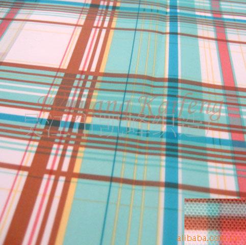 供应涤塔夫格子印花 春亚纺印花 热转印 涂料印花 数码印花