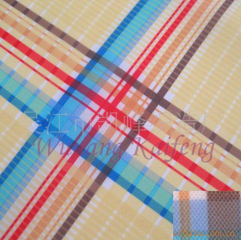 供应涤塔夫格子印花 转移印花 热转移印花 水印花 涂料印花