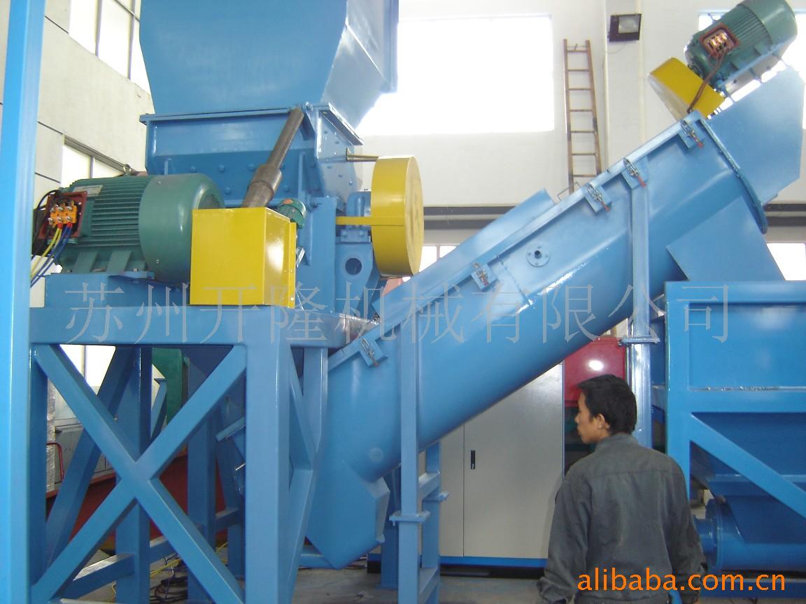 张家港实力厂家苏州开隆机械直销供应塑料摩擦搓洗清洗机