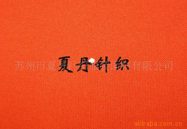 双丝光珠地网眼布供应(图)，长绒棉，PIMA棉，精梳棉，液氨POLO