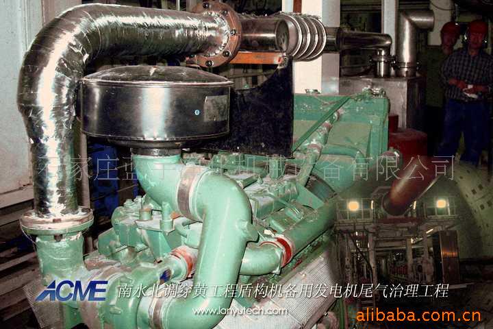 供应柴油汽车电站|方舱电站尾气净化器（干法DPF）(图)