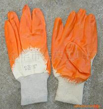 厂家推荐PVC手套 红色工业手套 防油手套 浸胶手套